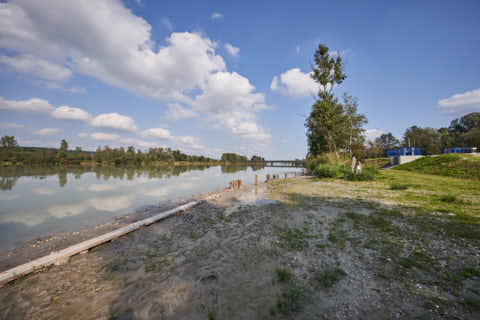 Gemeinde Altötting Landkreis Altötting B299 Inn Anlegestelle (Dirschl Johann) Deutschland AÖ